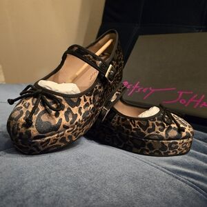 Leopard Platform MaryJanes